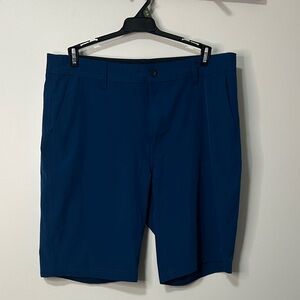 Nautica Men's Deep Blue Flat Front Shorts size 34